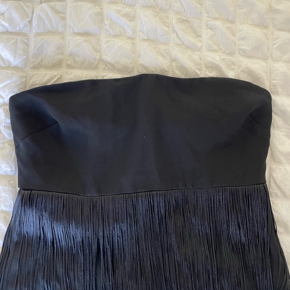 Ramy Brook Rikki black tassel flapper midi dress - Picture 8 of 12